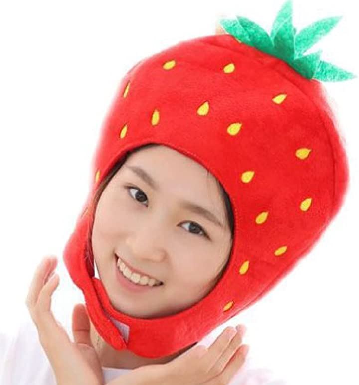 ハロウィン コスプレ かわいい フルーツ かぶりもの 果物 おもしろ 野菜 マスク( 赤いちご2個セット)
