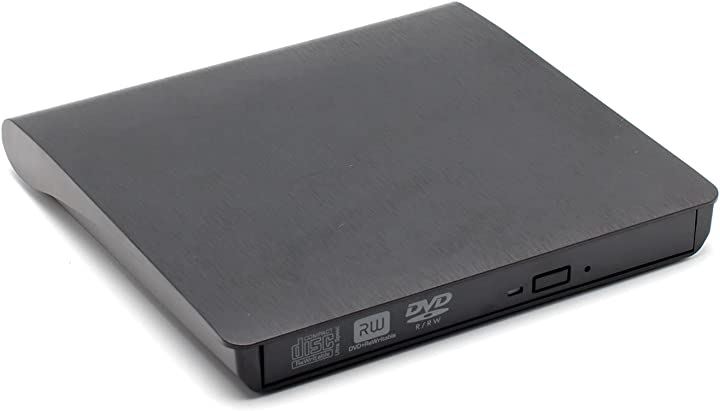 DVDドライブ 外付け USB3.0 ポータブル MacBook Windows linux OS対応 CDドライブ 外付けドライブ・ストレージ パソコン 家電・PC(ブラック)