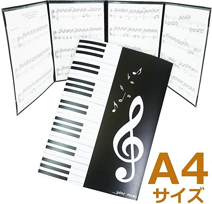 書き込みできる。 楽譜 譜面 ファイル カバー A4 ピアノ レッスン 作曲 パーツ・アクセサリー 楽器 CD・DVD・楽器