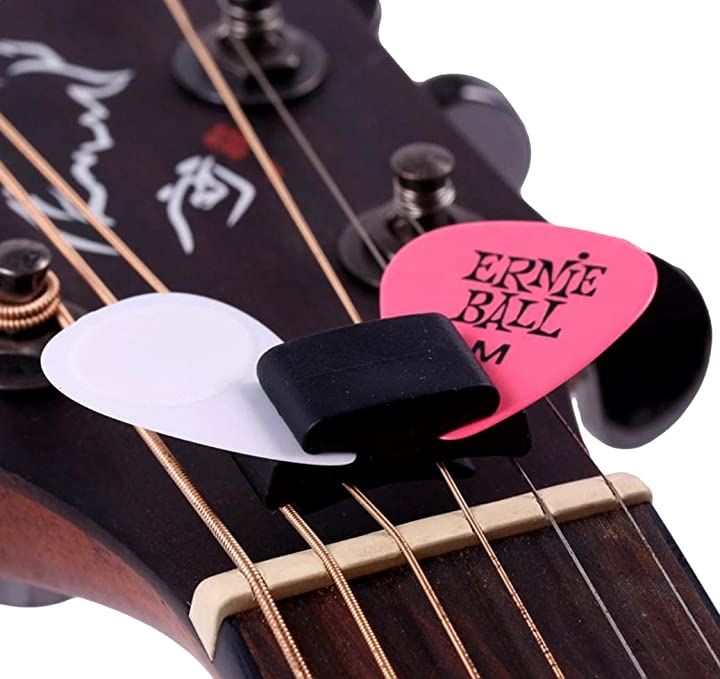 アコギ エレキ ギター ピックホルダー ２個セット ギター周辺機器 アンプ・エフェクター・パーツ 楽器 CD・DVD・楽器