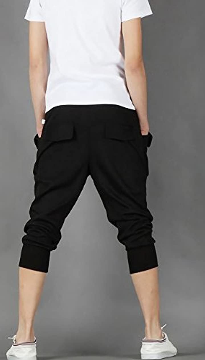 84%OFF!】 7分丈スウェットパンツ ハーフパンツ ジョガーパンツ グレー 2XL