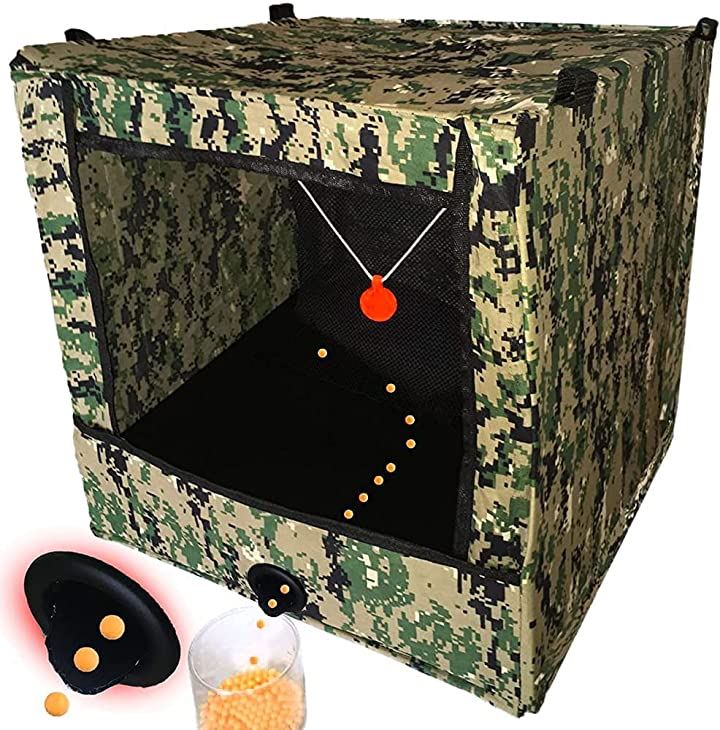 射撃の極 シューティング ターゲット エアガン 的 標的 ボックス BB弾 消音ネット サバゲー スポーツ・外遊び玩具 おもちゃ おもちゃ・ホビー・ゲーム(Multicolor)