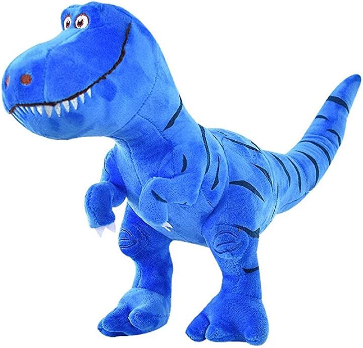 恐竜 ぬいぐるみ 40cm プレゼント ティラノサウルス ふわふわ ティーレックス Tレックス おもちゃ おもちゃ・玩具・ホビー(ブルー, 40cm)