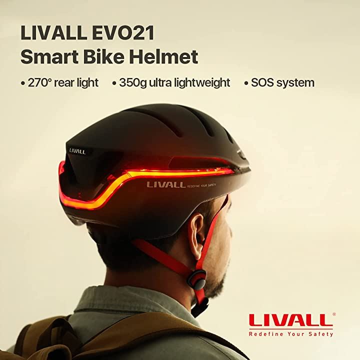 ウインカー搭載自転車用スマートヘルメット（LIVALL EVO21） - その他