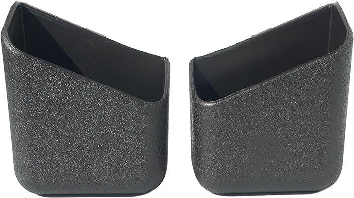 Aピラー 収納 ポケット ケース ボックス ホルダー 車用 小物 便利グッズ 左右2個セット 黒( ブラック)