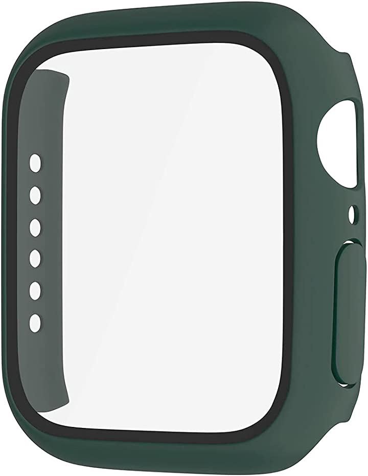 アップルウォッチ カバー Apple watch ケース 保護ケース 保護カバー スマートフォンアクセサリー 携帯電話・スマートフォン 家電・PC(ディープグリーン, 49mm)