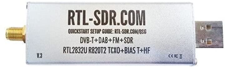 V3 RTL2832U R820T2 TCXO/1PPM SMA-J HF Direct Sampling Mode Q-branchSoftware Defined Radio チューナー単品/アルミダイキャストケース正規 トランシーバー