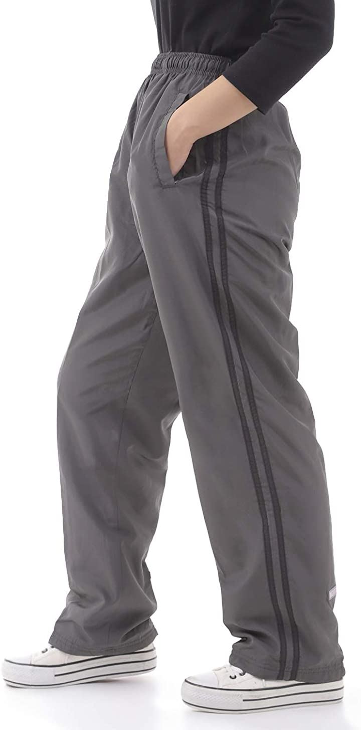 サイドライン シャカパン ナイロンパンツ ラインパンツ ライン入り シャカパンツ 撥水 防寒 裏起毛 シャカシャカ レディース ロングパンツ ボトムス レディースファッション グレー M クイックスピード ヤマダモール店