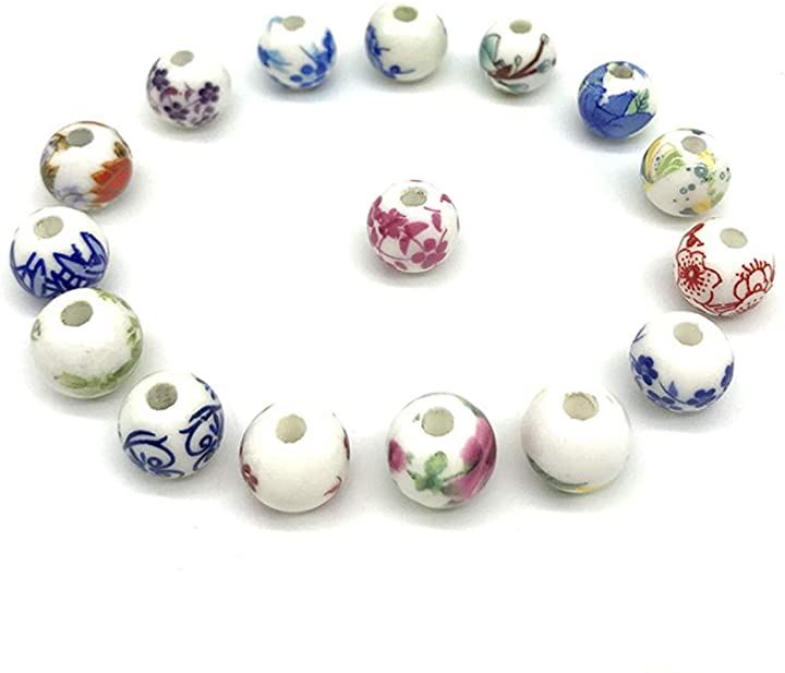 美々杏とんぼ玉 アクセサリー用パーツ トンボ玉 6mm 和柄 花柄 梅柄