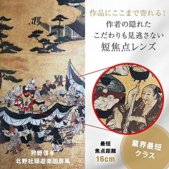 単眼鏡 美術館モデル 4x12 アーツモノキュラー メガネ対応 美術鑑賞向き ケース ＆ ネックストラップ付