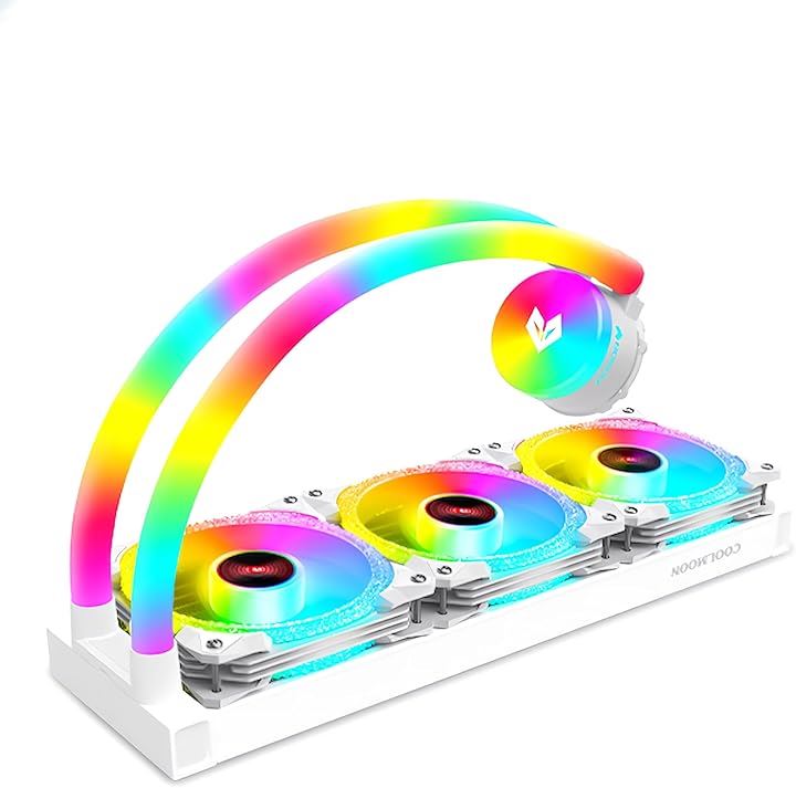 Qoo10] AMD ホースLED 簡易水冷クーラー 360