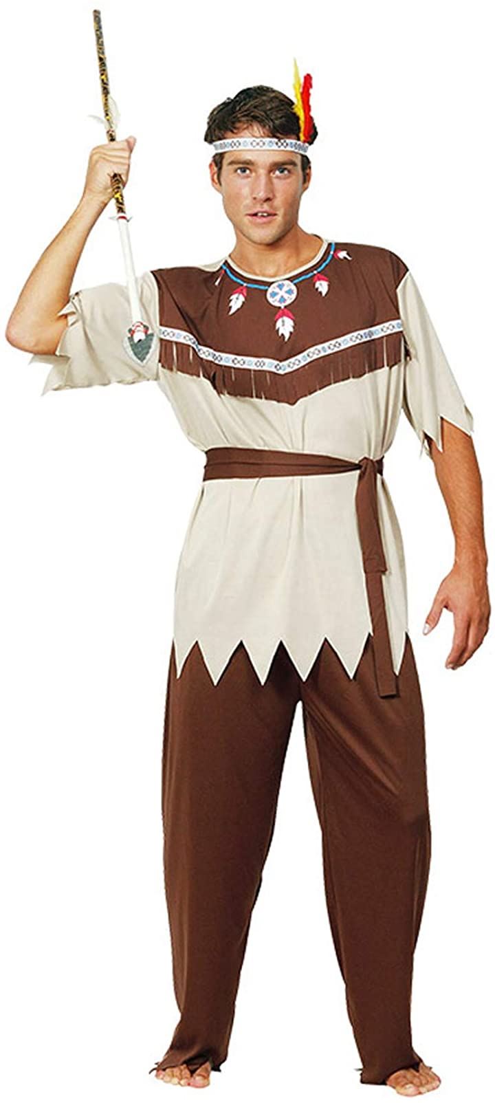 インディアン 民族 衣装 原始人 風 変身 コスプレ セット