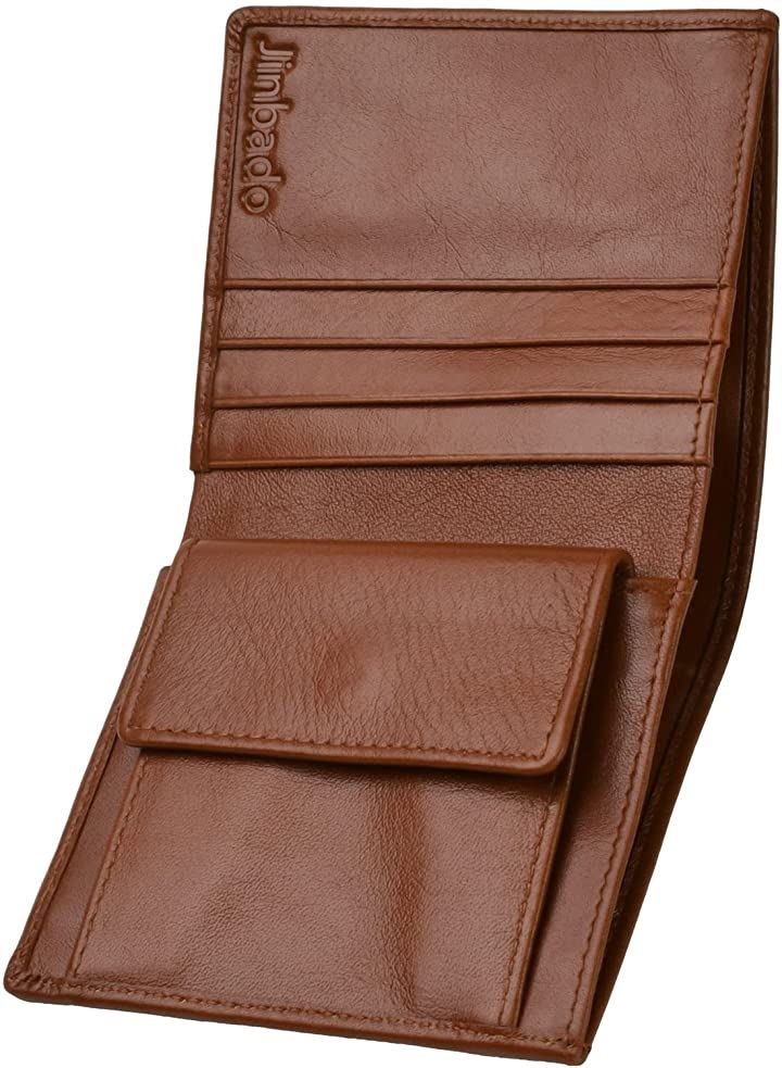 財布 メンズ 二つ折りレザーソムリエ監修薄い 軽い 小さい コンパクト ミニマリスト 小銭入れあり ブラウン メンズ財布 バッグ 小物 ブランド雑貨 ファッション Brown Small クイックスピード ヤマダモール店