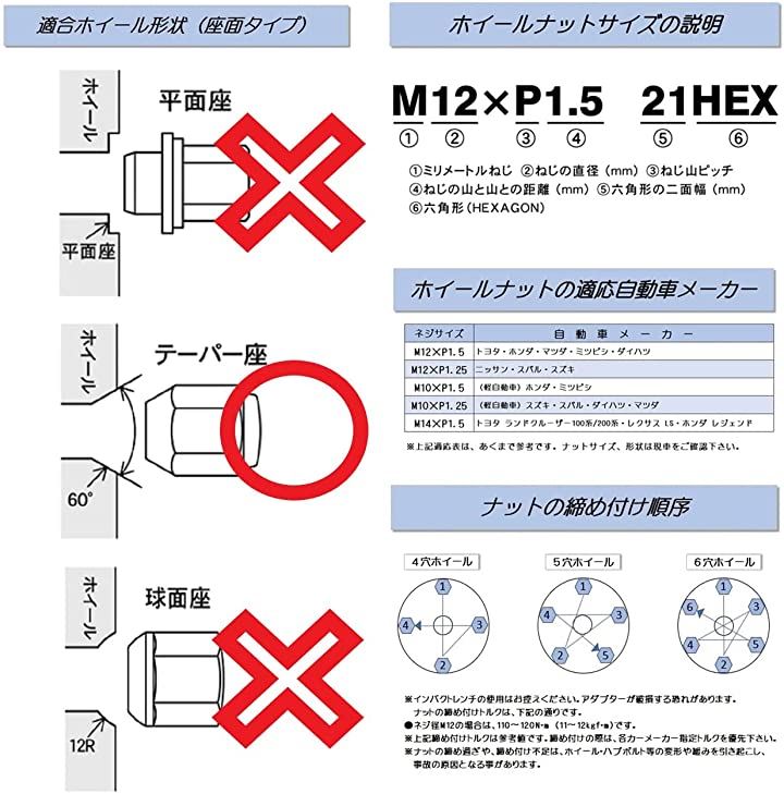 ホイールナットを内六角にドレスアップ エアバルブキャップセット 盗難 